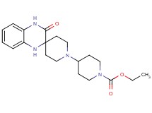 ethyl 4-(3'-oxo-3',4'-dihydro-1H,1'H-spiro[piperidine-4,2'-quinoxalin]-1-yl)-1-piperidinecarboxylate