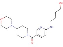 4-({5-[(4-morpholin-4-ylpiperidin-1-yl)carbonyl]pyridin-2-yl}amino)butan-1-ol