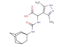 {[(1-adamantylamino)carbonyl]amino}(3,5-dimethyl-1H-pyrazol-4-yl)acetic acid