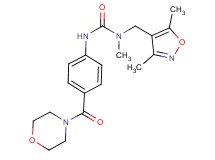N-[(3,5-dimethylisoxazol-4-yl)methyl]-N-methyl-N'-[4-(morpholin-4-ylcarbonyl)phenyl]urea