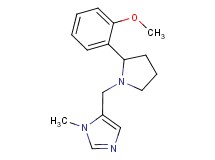 5-{[2-(2-methoxyphenyl)pyrrolidin-1-yl]methyl}-1-methyl-1H-imidazole