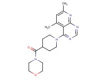 5,7-dimethyl-4-[4-(morpholin-4-ylcarbonyl)piperidin-1-yl]pyrido[2,3-d]pyrimidine