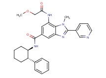 7-[(methoxyacetyl)amino]-1-methyl-N-[(1R*,2S*)-2-phenylcyclohexyl]-2-(3-pyridinyl)-1H-benzimidazole-5-carboxamide