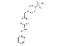 4-{[2-(benzylamino)pyrimidin-5-yl]methyl}piperazine-1-sulfonamide