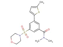 N,N-dimethyl-3-(5-methyl-2-thienyl)-5-(4-morpholinylsulfonyl)benzamide