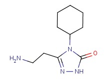 5-(2-aminoethyl)-4-cyclohexyl-2,4-dihydro-3H-1,2,4-triazol-3-one