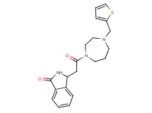 3-{2-oxo-2-[4-(2-thienylmethyl)-1,4-diazepan-1-yl]ethyl}-1-isoindolinone