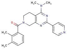 7-(2,3-dimethylbenzoyl)-N,N-dimethyl-2-(4-pyridinyl)-5,6,7,8-tetrahydropyrido[3,4-d]pyrimidin-4-amine