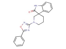 1'-(5-phenyl-1,2,4-oxadiazol-3-yl)spiro[indole-3,3'-piperidin]-2(1H)-one