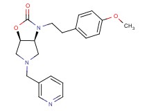 (3aS*,6aR*)-3-[2-(4-methoxyphenyl)ethyl]-5-(3-pyridinylmethyl)hexahydro-2H-pyrrolo[3,4-d][1,3]oxazol-2-one