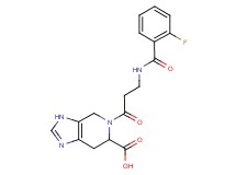 5-{3-[(2-fluorobenzoyl)amino]propanoyl}-4,5,6,7-tetrahydro-3H-imidazo[4,5-c]pyridine-6-carboxylic acid