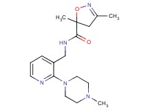 3,5-dimethyl-N-{[2-(4-methylpiperazin-1-yl)pyridin-3-yl]methyl}-4,5-dihydroisoxazole-5-carboxamide