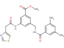 methyl 3-{[(3,5-dimethylbenzoyl)amino]methyl}-5-[(1,3-thiazol-4-ylacetyl)amino]benzoate