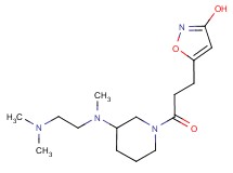 5-(3-{3-[[2-(dimethylamino)ethyl](methyl)amino]-1-piperidinyl}-3-oxopropyl)-3-isoxazolol