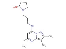 1-{3-[(5-ethyl-2,3-dimethylpyrazolo[1,5-a]pyrimidin-7-yl)amino]propyl}pyrrolidin-2-one