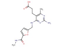 3-{2-amino-4-methyl-6-[({5-[(methylamino)carbonyl]-2-furyl}methyl)amino]pyrimidin-5-yl}propanoic acid