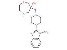 6-{[4-(1-methyl-1H-benzimidazol-2-yl)-1-piperidinyl]methyl}-1,4-oxazepan-6-ol dihydrochloride