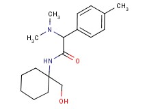 2-(dimethylamino)-N-[1-(hydroxymethyl)cyclohexyl]-2-(4-methylphenyl)acetamide