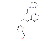 (5-{[[3-(1H-imidazol-1-yl)propyl](pyridin-4-ylmethyl)amino]methyl}-2-furyl)methanol