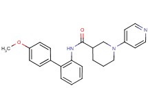 N-(4'-methoxybiphenyl-2-yl)-1-pyridin-4-ylpiperidine-3-carboxamide