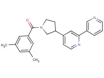 4-[1-(3,5-dimethylbenzoyl)pyrrolidin-3-yl]-2,3'-bipyridine