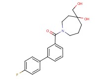 1-[(4'-fluoro-3-biphenylyl)carbonyl]-4-(hydroxymethyl)-4-azepanol