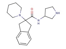 2-(1-piperidinyl)-N-3-pyrrolidinyl-2-indanecarboxamide