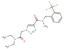 1-[2-(diethylamino)-2-oxoethyl]-N-methyl-N-[2-(trifluoromethyl)benzyl]-1H-1,2,3-triazole-4-carboxamide