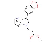 methyl 3-[(3R*,3aR*,7aR*)-3-(1,3-benzodioxol-5-yl)hexahydro-4,7-ethanopyrrolo[3,2-b]pyridin-1(2H)-yl]propanoate