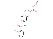ethyl 7-[(2-chlorobenzoyl)amino]-3,4-dihydroisoquinoline-2(1H)-carboxylate