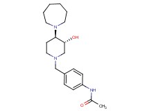 N-(4-{[(3R*,4R*)-4-(1-azepanyl)-3-hydroxy-1-piperidinyl]methyl}phenyl)acetamide