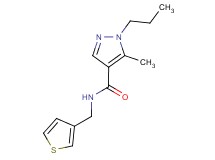 5-methyl-1-propyl-N-(3-thienylmethyl)-1H-pyrazole-4-carboxamide