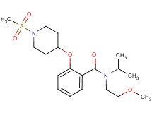 N-isopropyl-N-(2-methoxyethyl)-2-{[1-(methylsulfonyl)-4-piperidinyl]oxy}benzamide