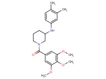 N-(3,4-dimethylphenyl)-1-(3,4,5-trimethoxybenzoyl)-3-piperidinamine