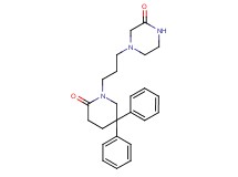 4-[3-(2-oxo-5,5-diphenylpiperidin-1-yl)propyl]piperazin-2-one