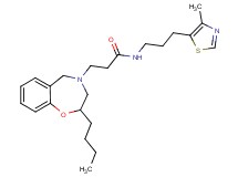 3-(2-butyl-2,3-dihydro-1,4-benzoxazepin-4(5H)-yl)-N-[3-(4-methyl-1,3-thiazol-5-yl)propyl]propanamide