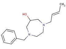 1-benzyl-4-[(2E)-2-buten-1-yl]-1,4-diazepan-6-ol