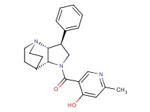 2-methyl-5-{[rel-(2R,3S,6R)-3-phenyl-1,5-diazatricyclo[5.2.2.0~2,6~]undec-5-yl]carbonyl}-4-pyridinol