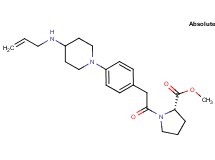 methyl 1-({4-[4-(allylamino)-1-piperidinyl]phenyl}acetyl)-L-prolinate