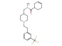 N-methyl-N-[(1-{2-[3-(trifluoromethyl)phenyl]ethyl}-4-piperidinyl)methyl]-3-cyclohexene-1-carboxamide