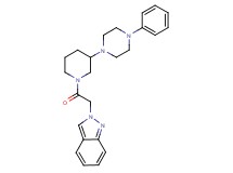 2-{2-oxo-2-[3-(4-phenyl-1-piperazinyl)-1-piperidinyl]ethyl}-2H-indazole