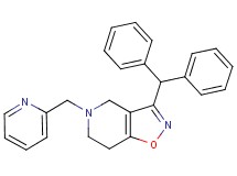 3-(diphenylmethyl)-5-(2-pyridinylmethyl)-4,5,6,7-tetrahydroisoxazolo[4,5-c]pyridine