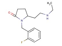 5-[2-(ethylamino)ethyl]-1-(2-fluorobenzyl)-2-pyrrolidinone