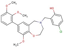 4-chloro-2-{[7-(2,3-dimethoxyphenyl)-9-methoxy-2,3-dihydro-1,4-benzoxazepin-4(5H)-yl]methyl}phenol