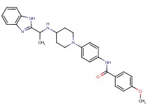 N-[4-(4-{[1-(1H-benzimidazol-2-yl)ethyl]amino}-1-piperidinyl)phenyl]-4-methoxybenzamide