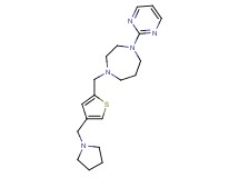 1-pyrimidin-2-yl-4-{[4-(pyrrolidin-1-ylmethyl)-2-thienyl]methyl}-1,4-diazepane