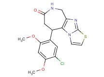 5-(5-chloro-2,4-dimethoxyphenyl)-5,6,8,9-tetrahydro-7H-[1,3]thiazolo[3',2':1,2]imidazo[4,5-c]azepin-7-one