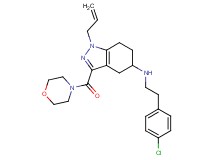 1-allyl-N-[2-(4-chlorophenyl)ethyl]-3-(4-morpholinylcarbonyl)-4,5,6,7-tetrahydro-1H-indazol-5-amine