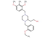 2-[4-(2,4-dimethoxy-3-methylbenzyl)-1-(2-ethoxybenzyl)-2-piperazinyl]ethanol