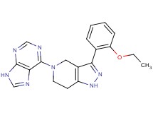 6-[3-(2-ethoxyphenyl)-1,4,6,7-tetrahydro-5H-pyrazolo[4,3-c]pyridin-5-yl]-9H-purine